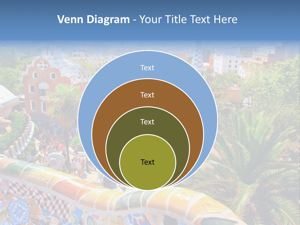 Gaudi Batllo Park Guell PowerPoint Template