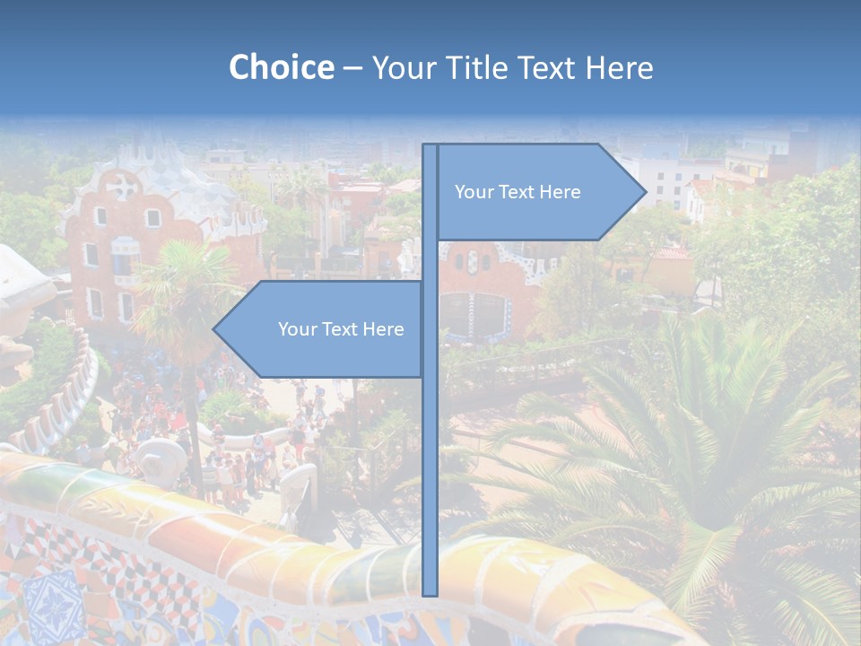 Gaudi Batllo Park Guell PowerPoint Template
