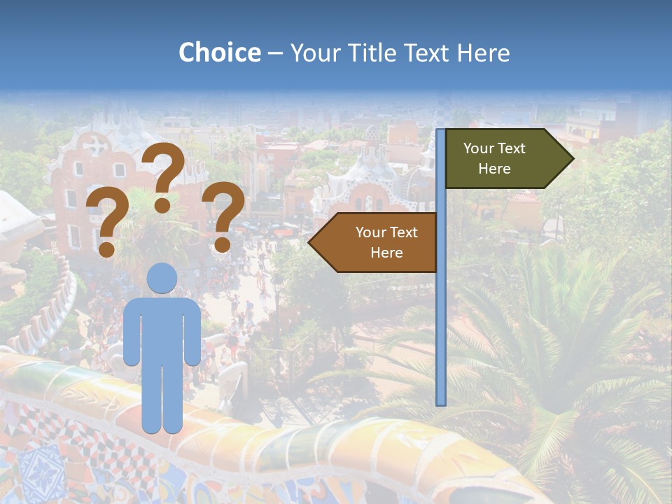 Gaudi Batllo Park Guell PowerPoint Template
