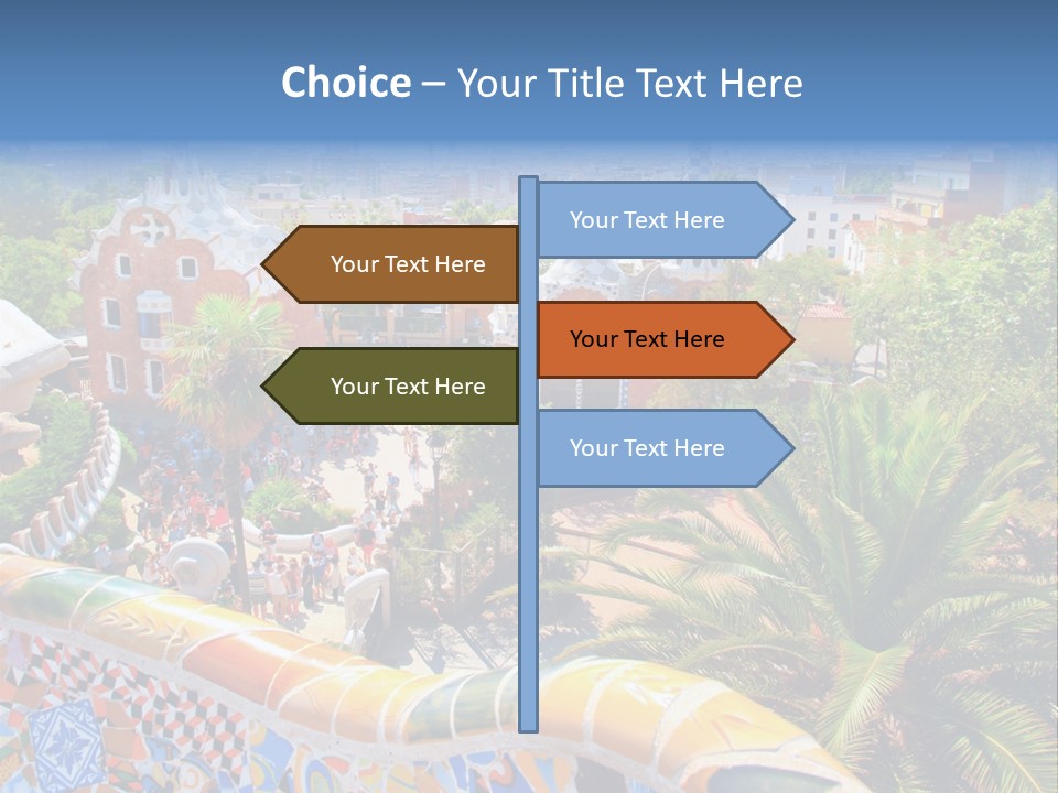 Gaudi Batllo Park Guell PowerPoint Template