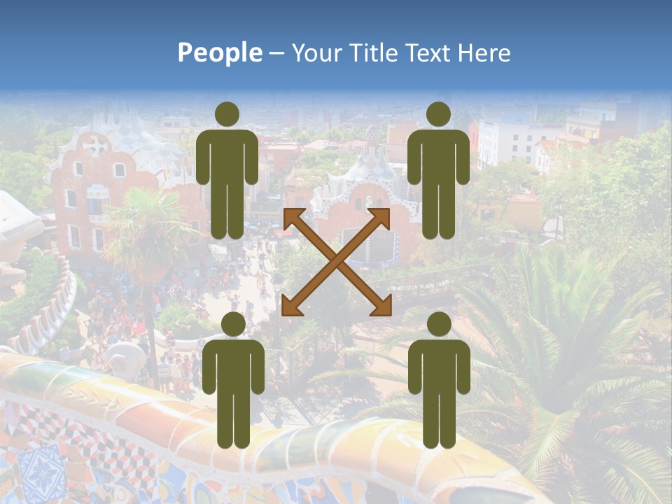 Gaudi Batllo Park Guell PowerPoint Template