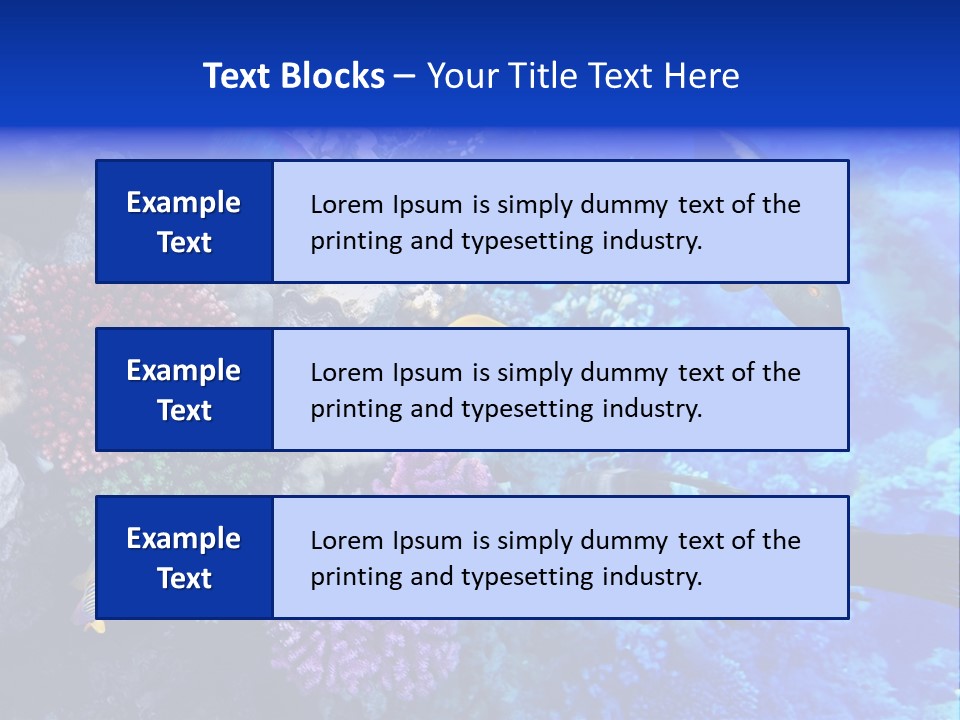 Many Ocean Depth PowerPoint Template