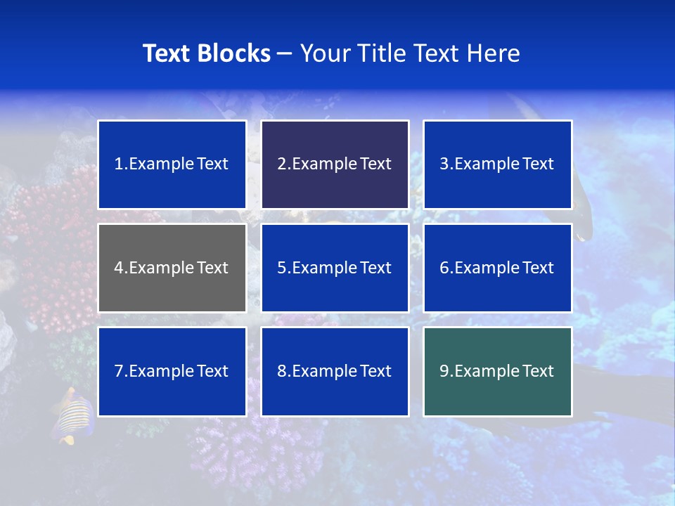 Many Ocean Depth PowerPoint Template
