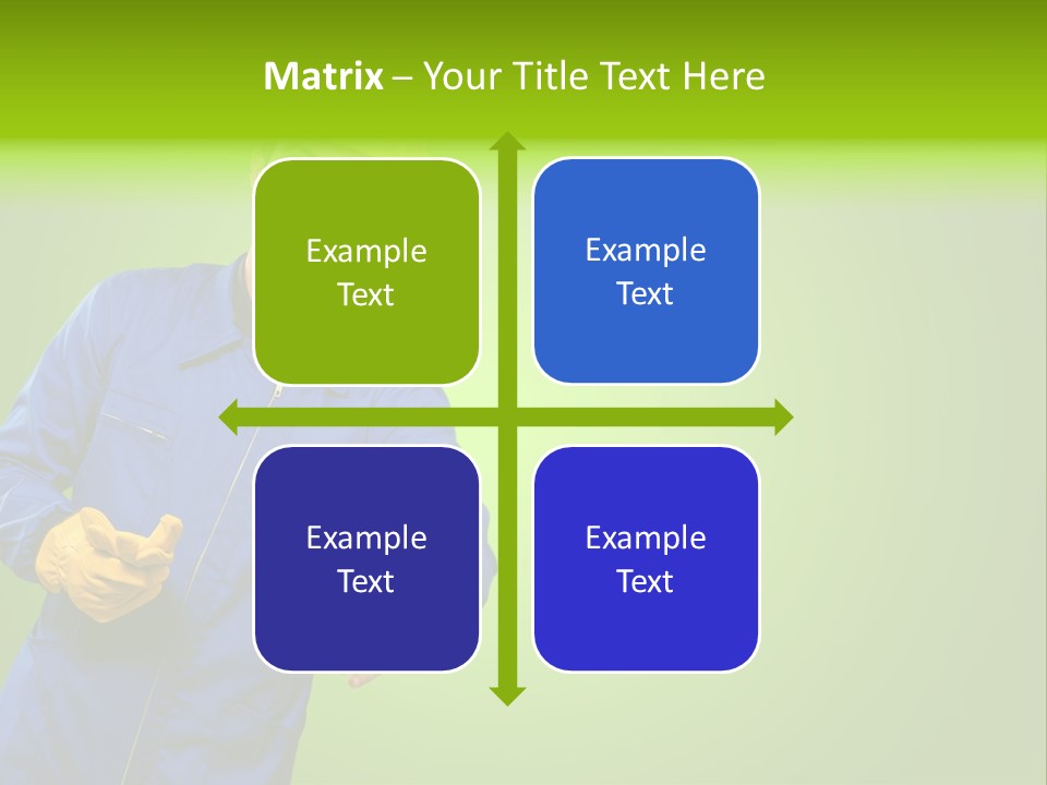 Caucasian Professional Young PowerPoint Template