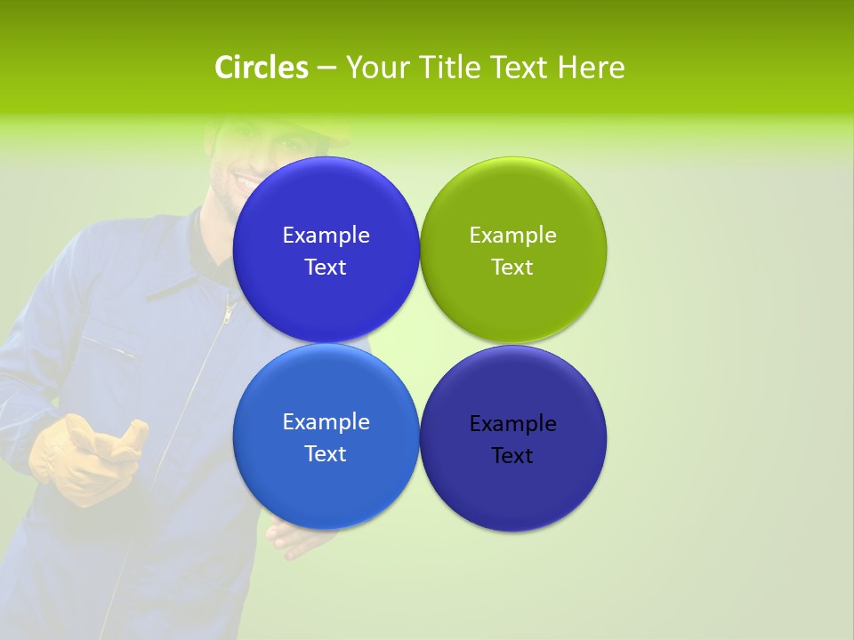 Caucasian Professional Young PowerPoint Template