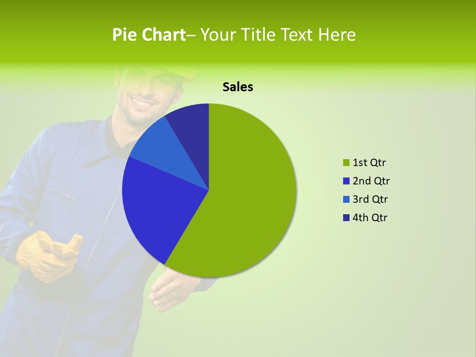 Caucasian Professional Young PowerPoint Template