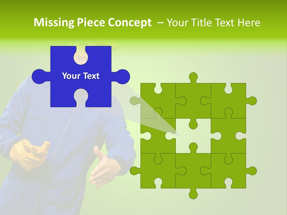 Caucasian Professional Young PowerPoint Template