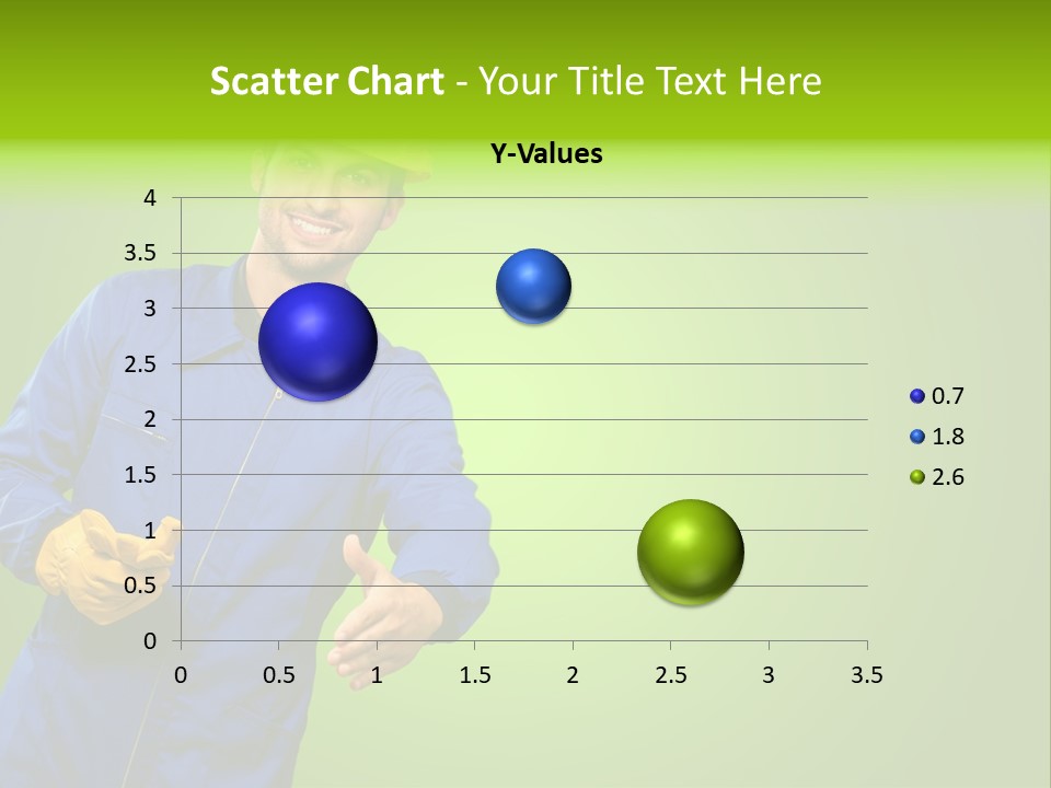Caucasian Professional Young PowerPoint Template