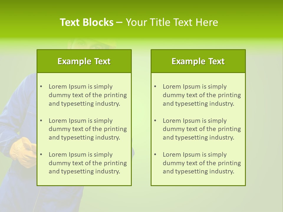 Caucasian Professional Young PowerPoint Template