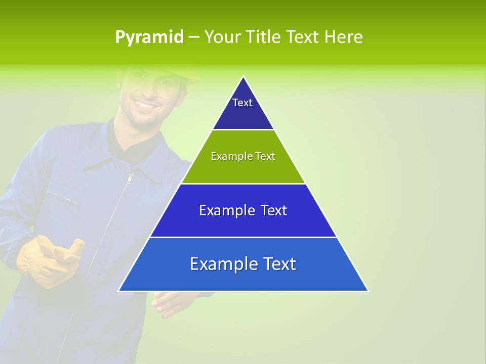 Caucasian Professional Young PowerPoint Template