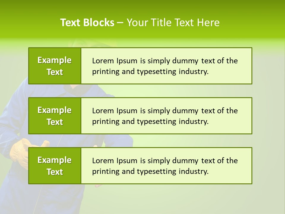 Caucasian Professional Young PowerPoint Template
