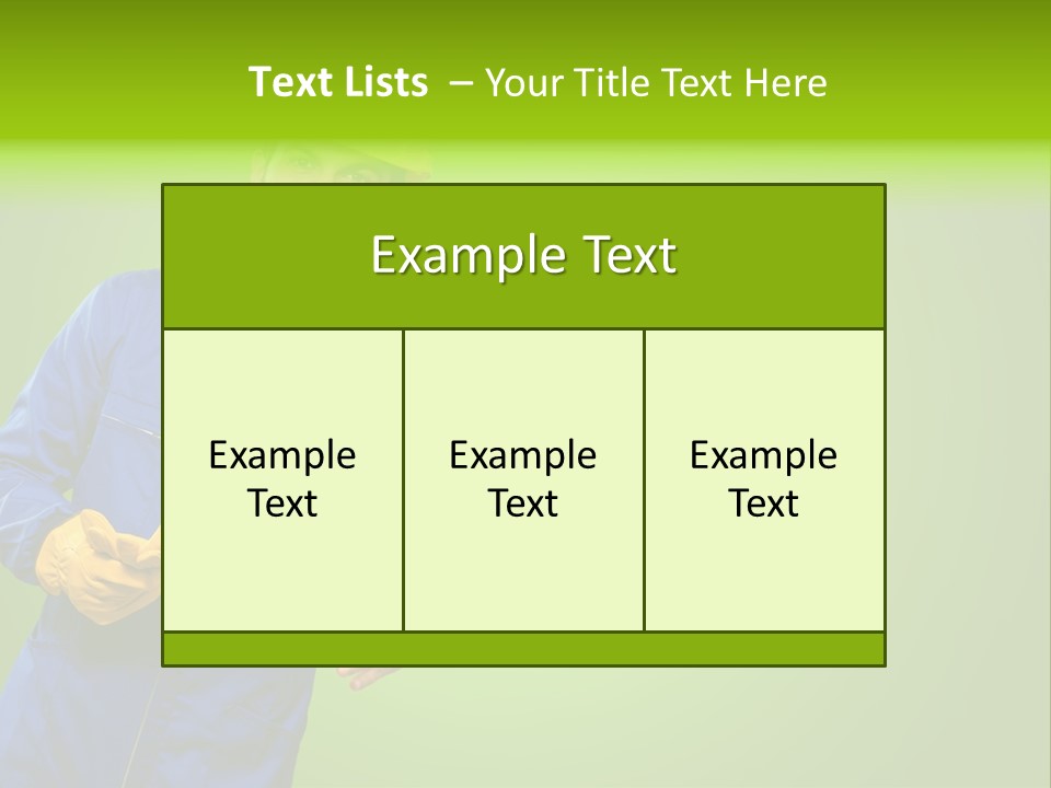Caucasian Professional Young PowerPoint Template