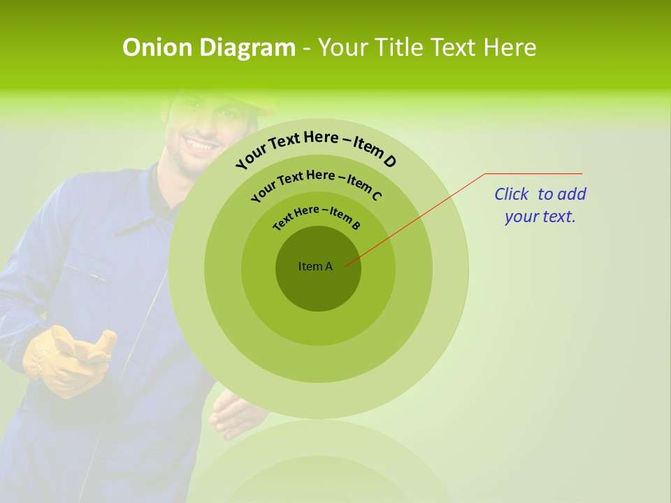 Caucasian Professional Young PowerPoint Template