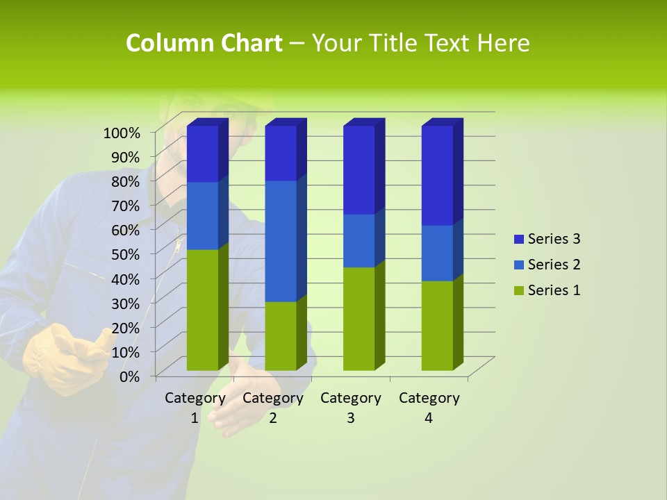 Caucasian Professional Young PowerPoint Template