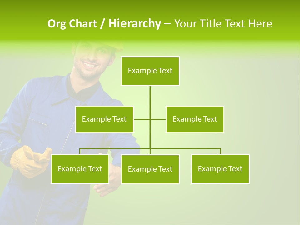Caucasian Professional Young PowerPoint Template