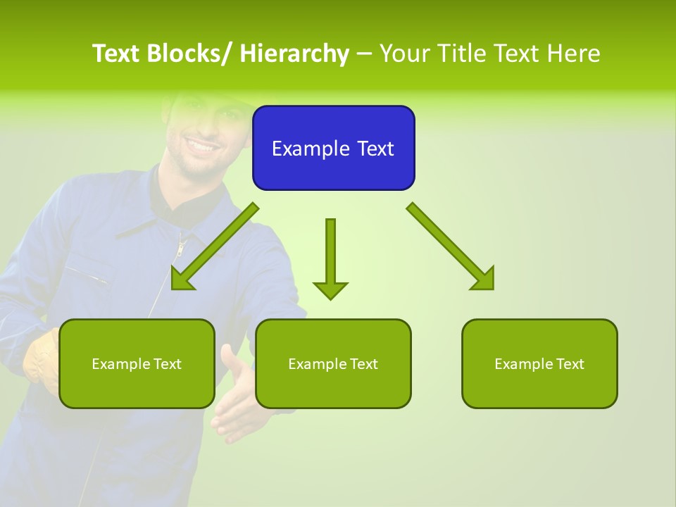 Caucasian Professional Young PowerPoint Template