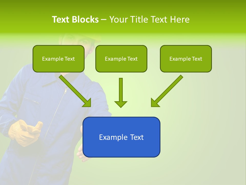 Caucasian Professional Young PowerPoint Template