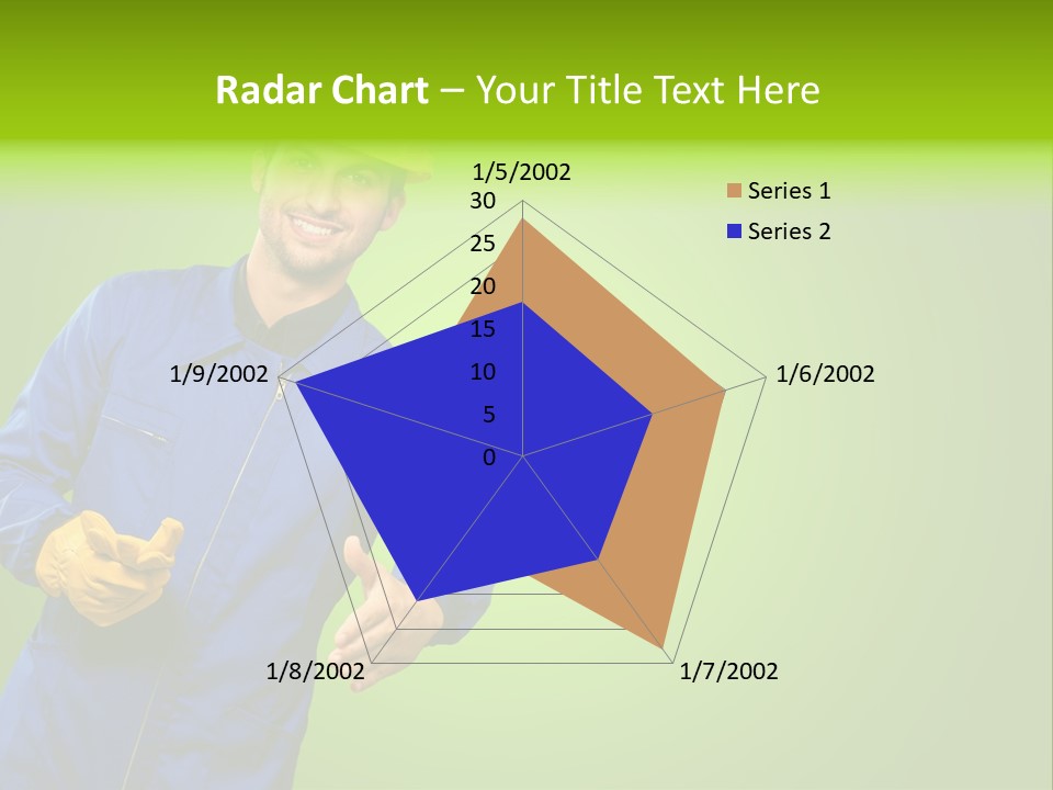 Caucasian Professional Young PowerPoint Template