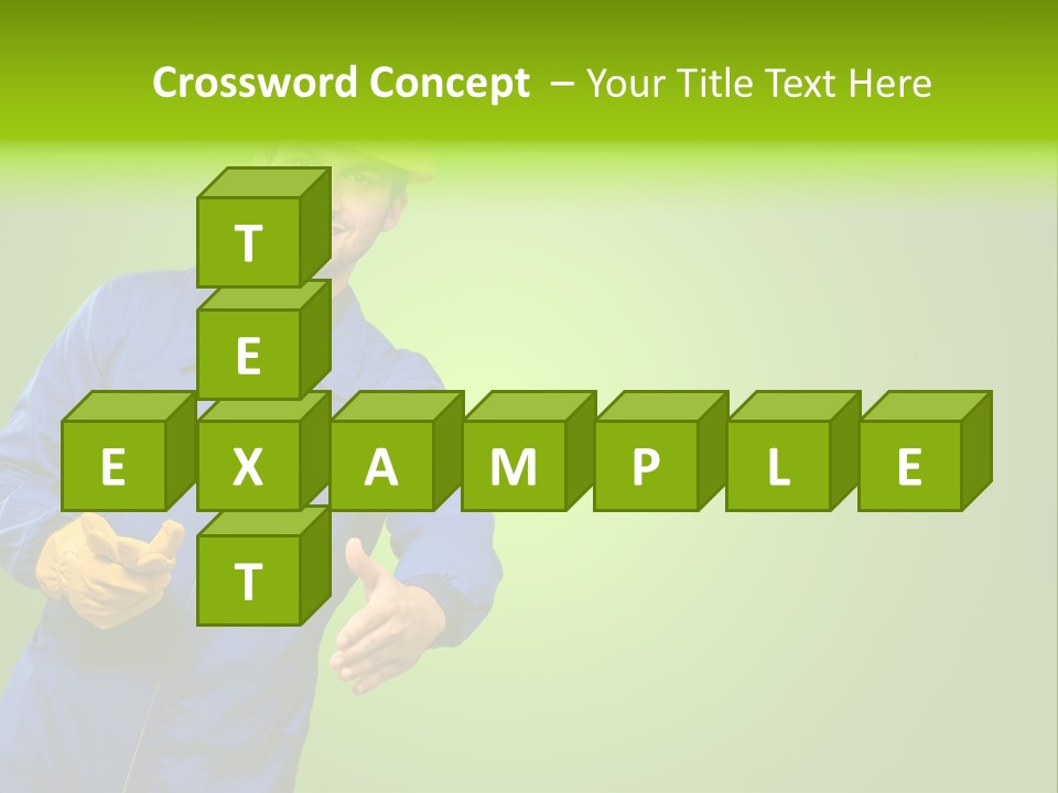 Caucasian Professional Young PowerPoint Template