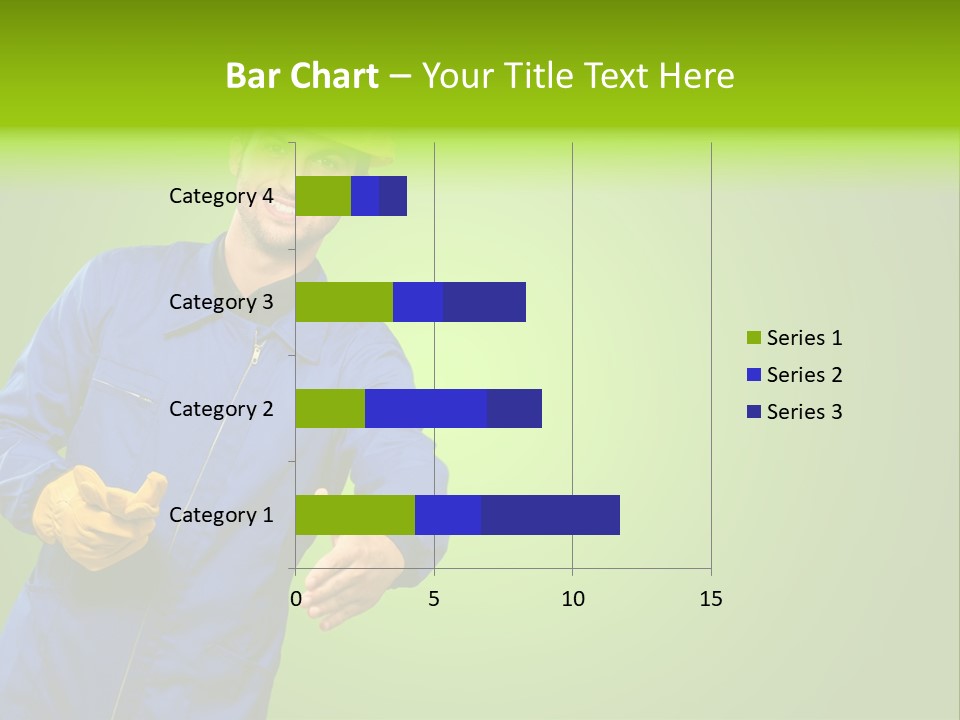 Caucasian Professional Young PowerPoint Template