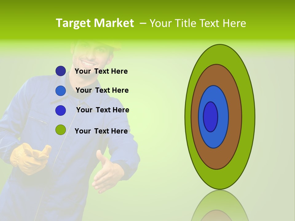 Caucasian Professional Young PowerPoint Template