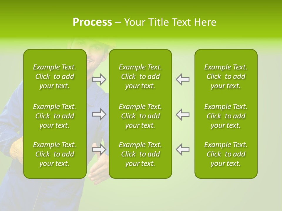 Caucasian Professional Young PowerPoint Template