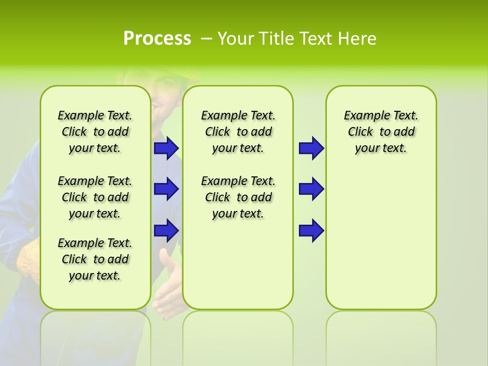 Caucasian Professional Young PowerPoint Template