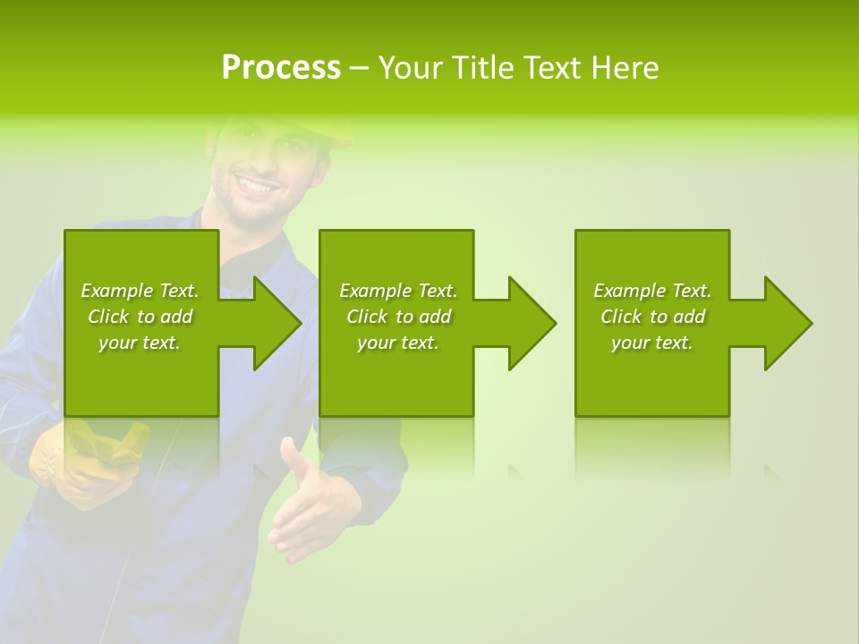 Caucasian Professional Young PowerPoint Template