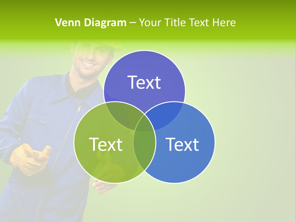 Caucasian Professional Young PowerPoint Template