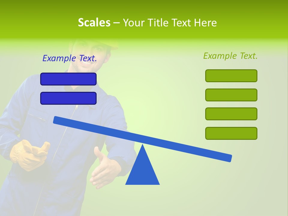 Caucasian Professional Young PowerPoint Template