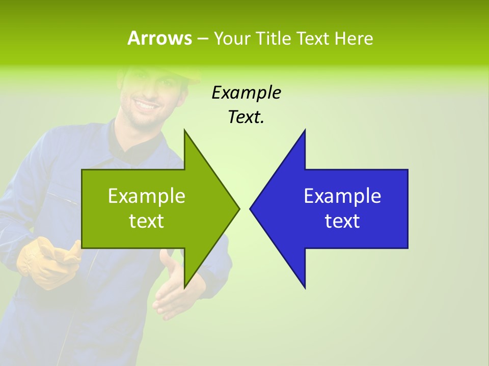 Caucasian Professional Young PowerPoint Template