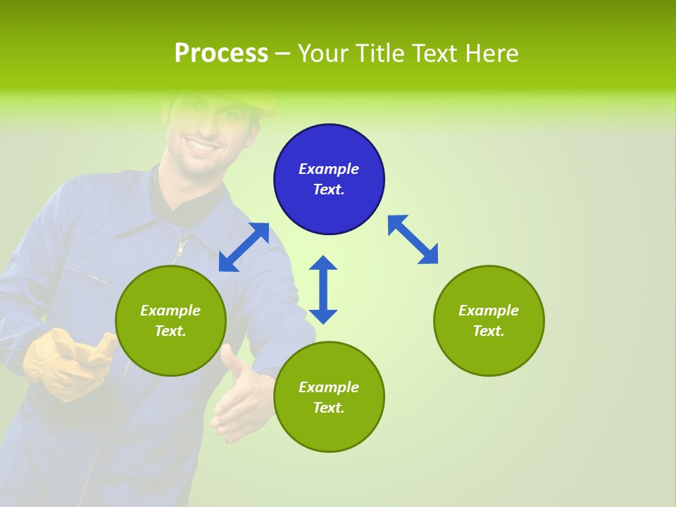 Caucasian Professional Young PowerPoint Template