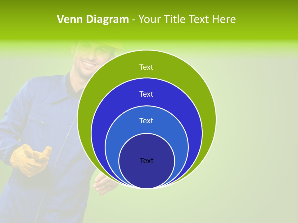 Caucasian Professional Young PowerPoint Template
