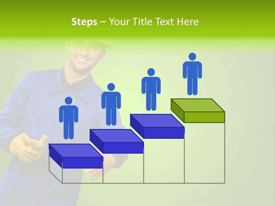 Caucasian Professional Young PowerPoint Template