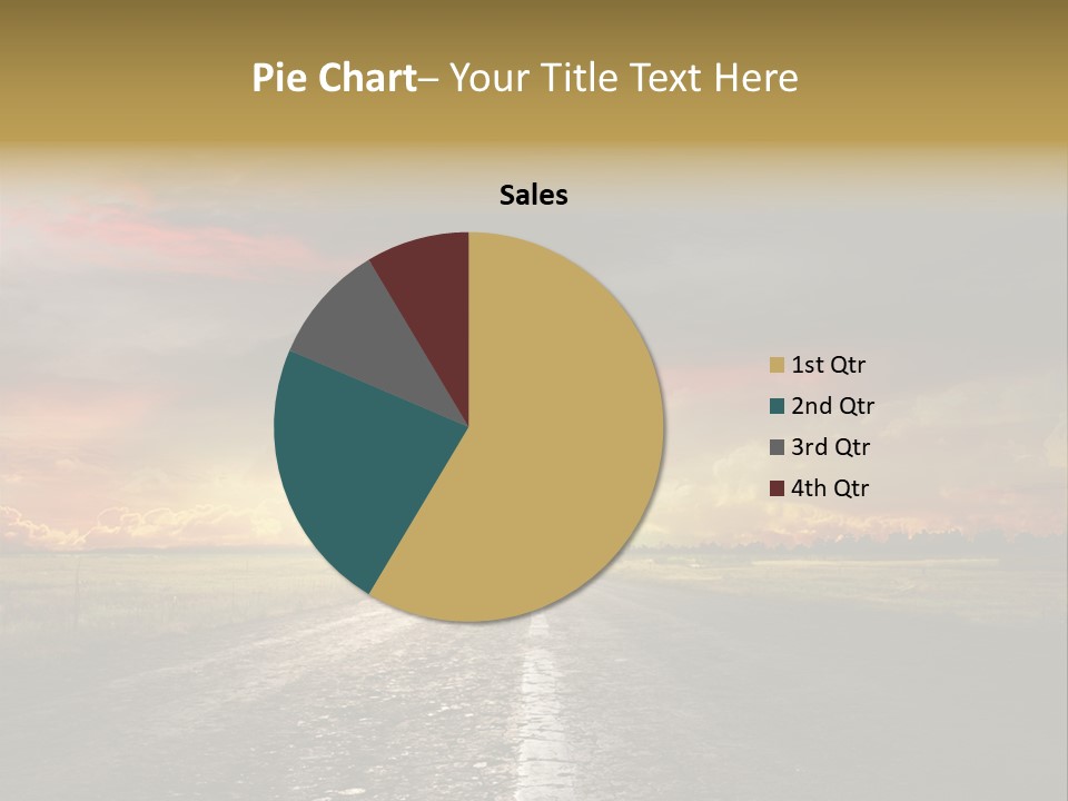 Horizon Highway Land PowerPoint Template