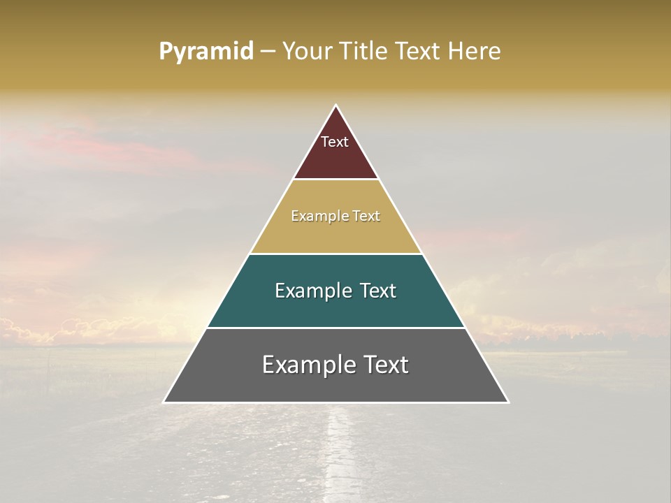 Horizon Highway Land PowerPoint Template