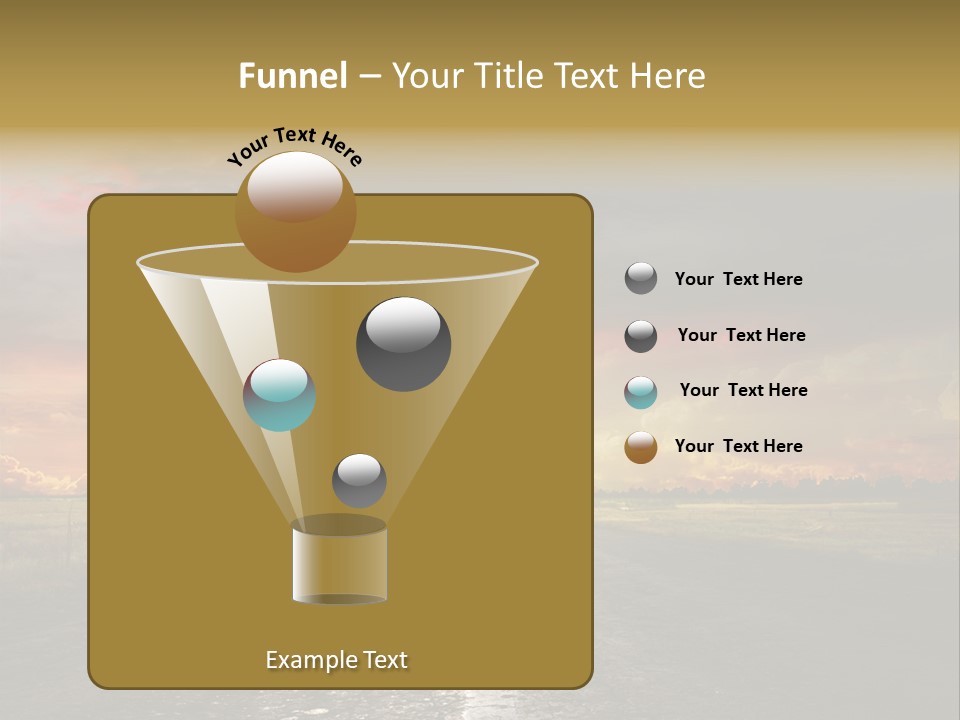 Horizon Highway Land PowerPoint Template