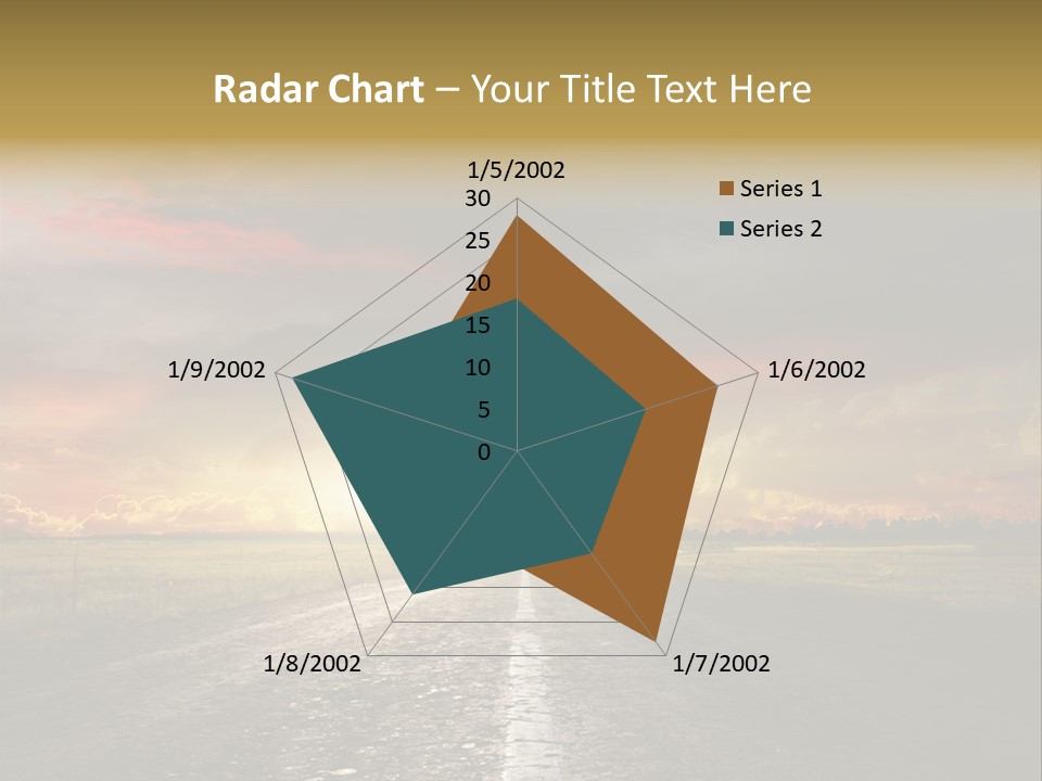 Horizon Highway Land PowerPoint Template