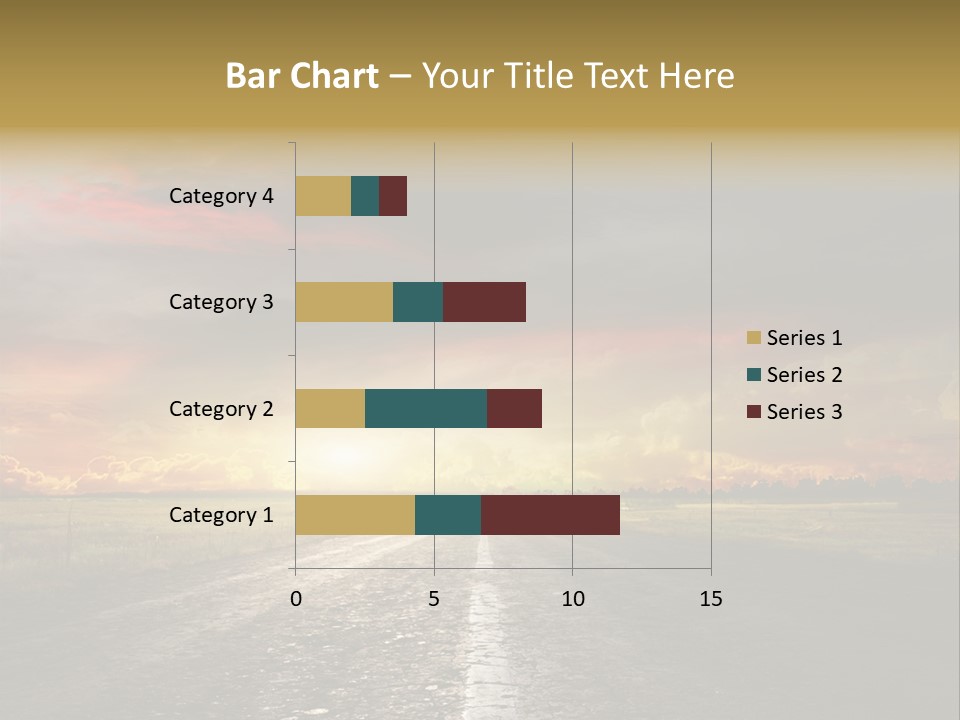Horizon Highway Land PowerPoint Template