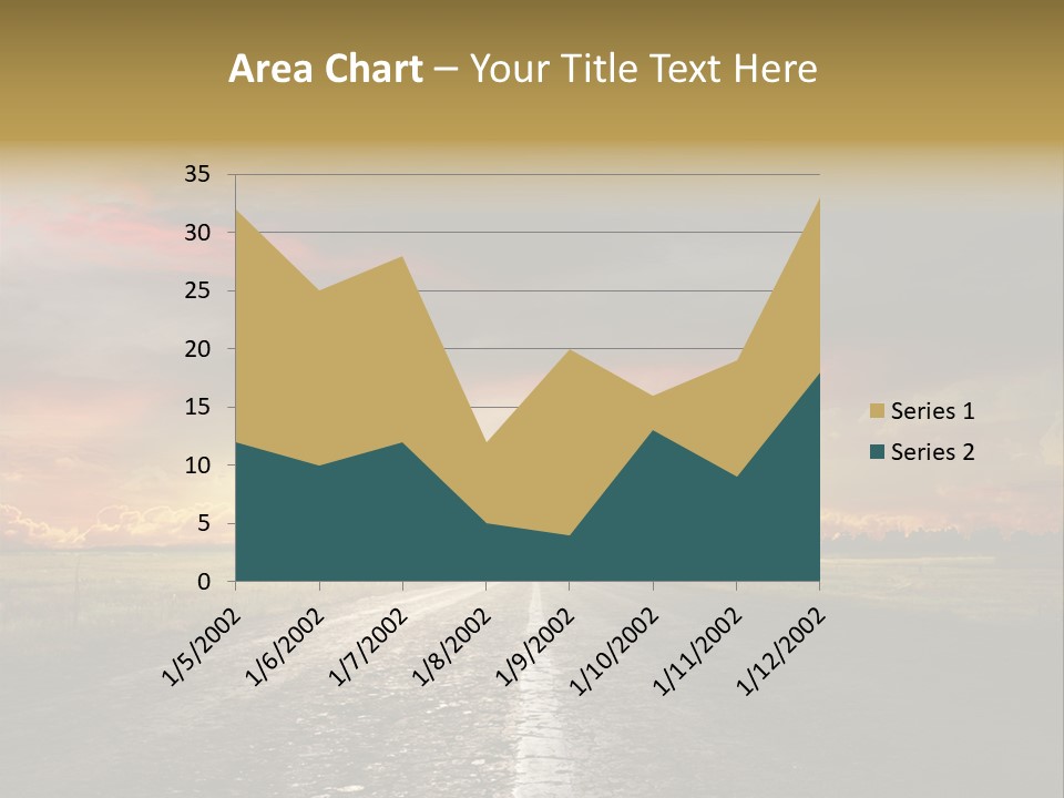 Horizon Highway Land PowerPoint Template