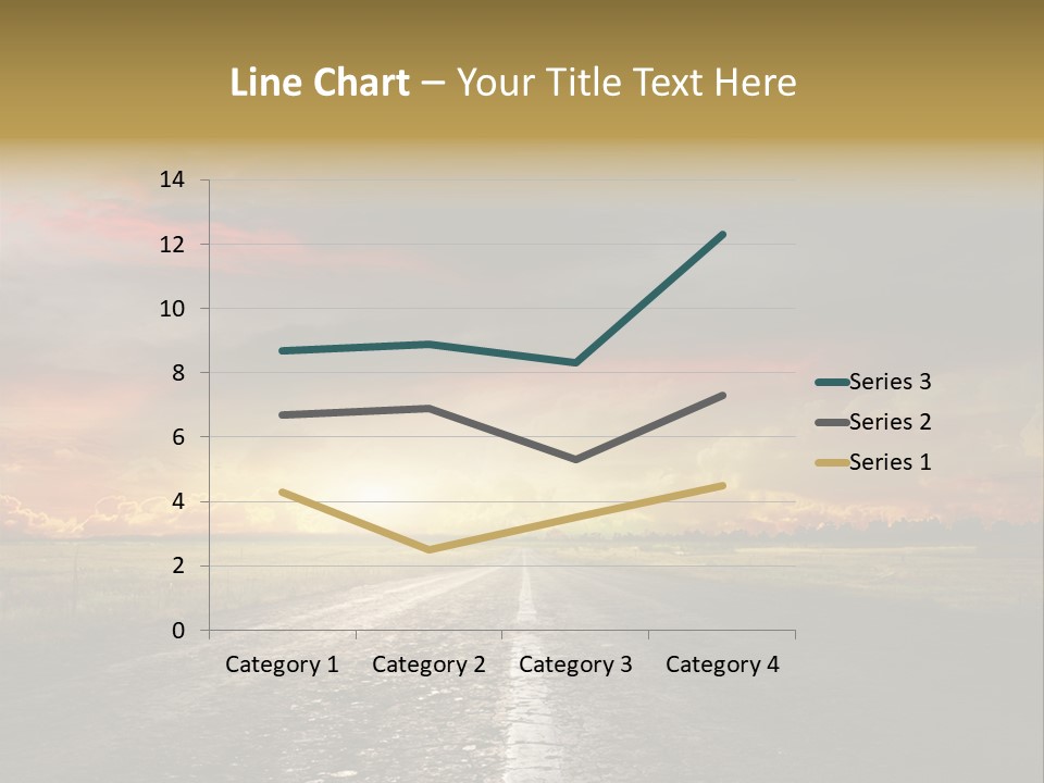 Horizon Highway Land PowerPoint Template