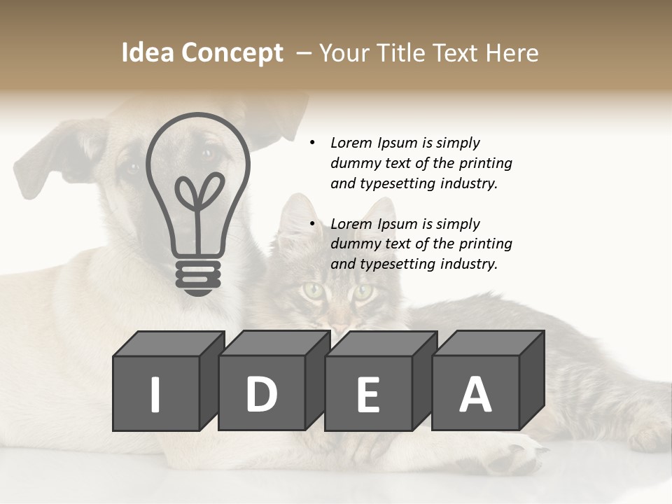 Muzzle Funny Youth PowerPoint Template