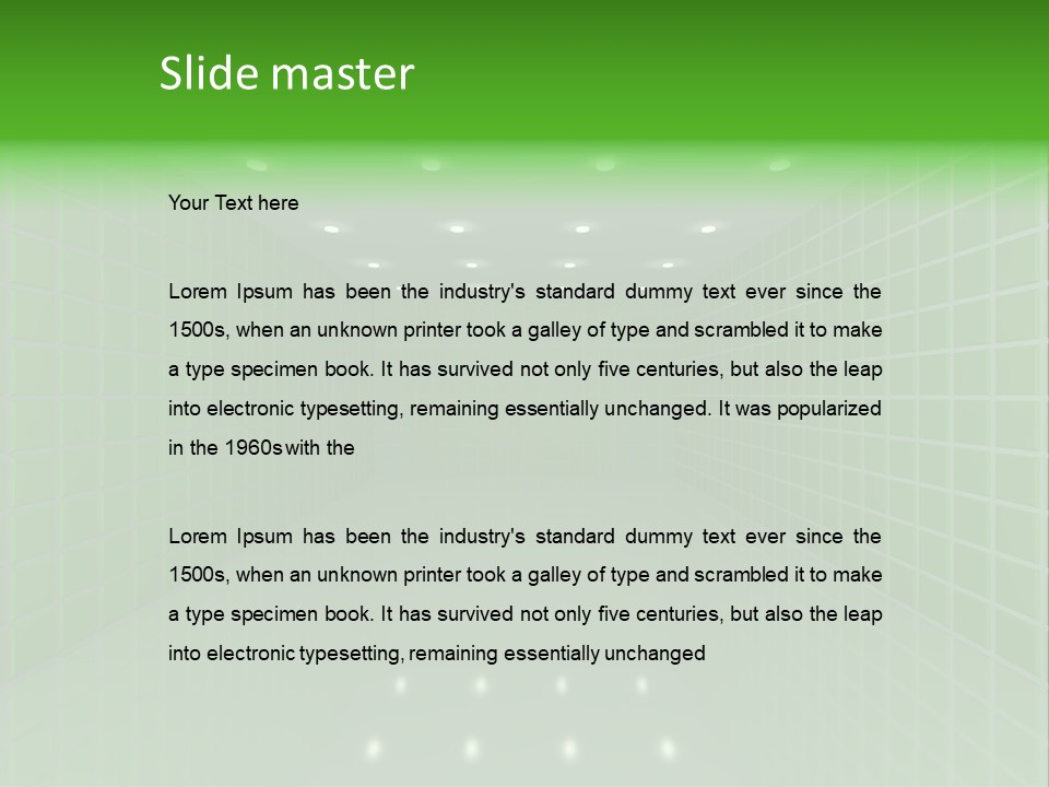 Home Interior Mosaic PowerPoint Template