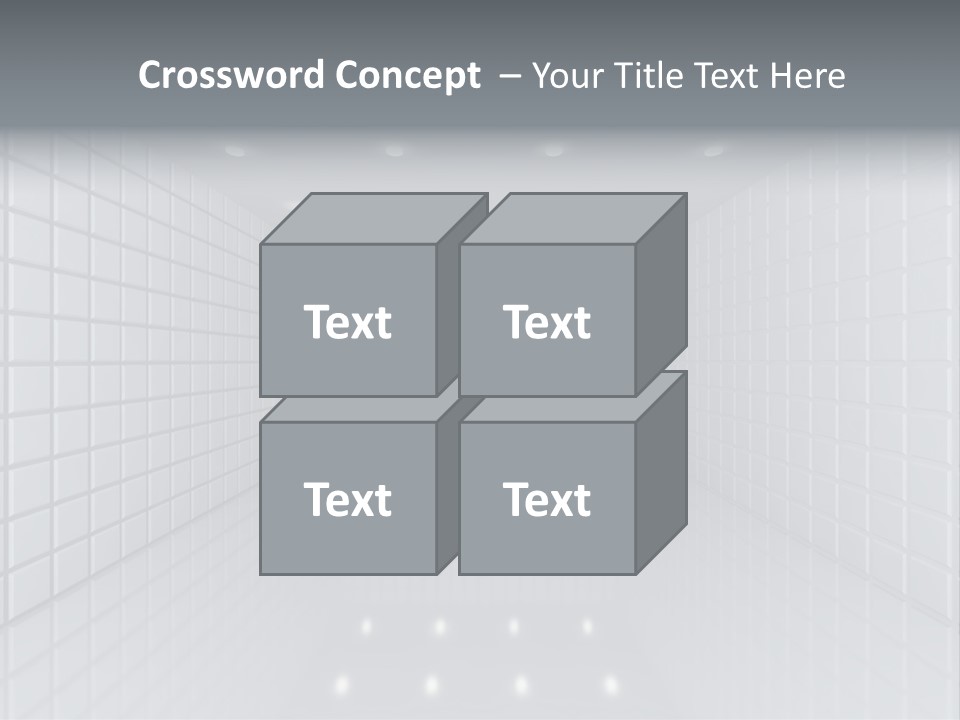 Clean Construction Wall PowerPoint Template