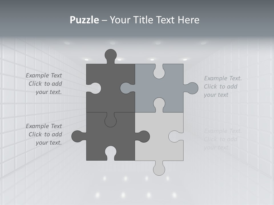 Clean Construction Wall PowerPoint Template