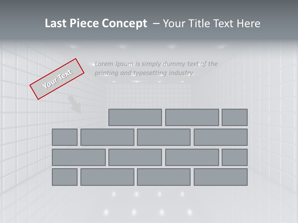 Clean Construction Wall PowerPoint Template