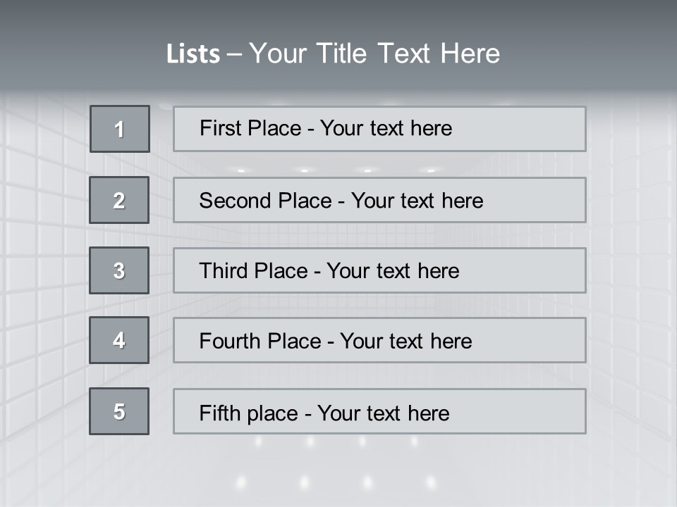 Clean Construction Wall PowerPoint Template