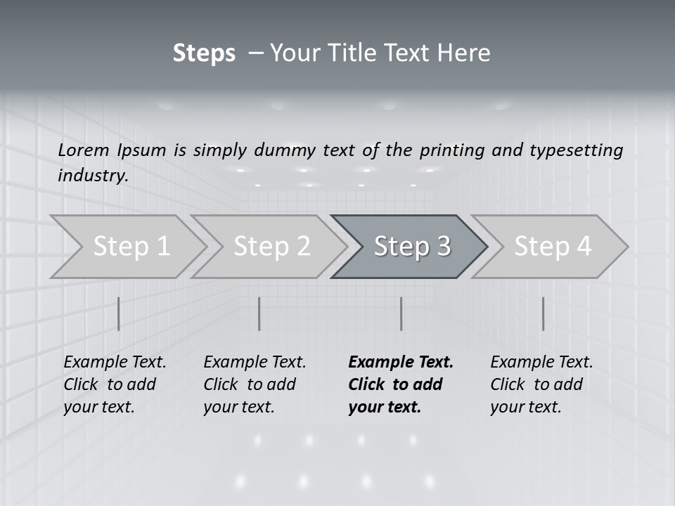 Clean Construction Wall PowerPoint Template