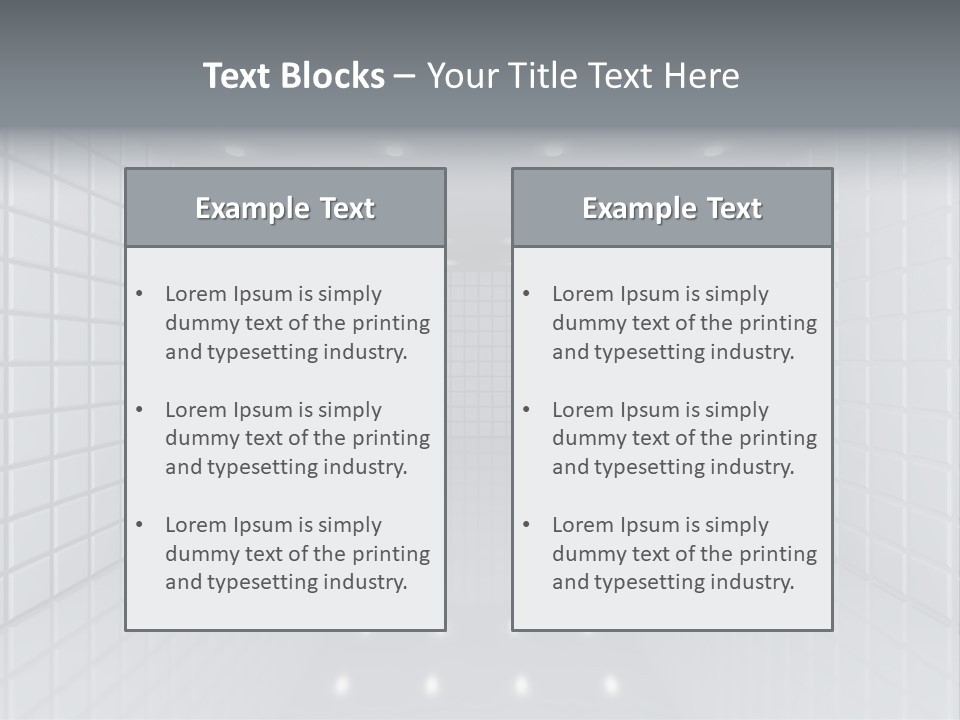 Clean Construction Wall PowerPoint Template