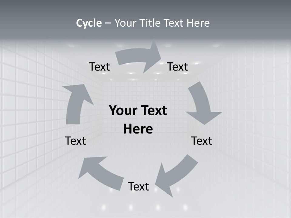 Clean Construction Wall PowerPoint Template